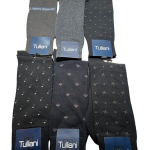 LOT 6 Pair MENS Dress SOCKS NEW Top Circle Hosiery Mill